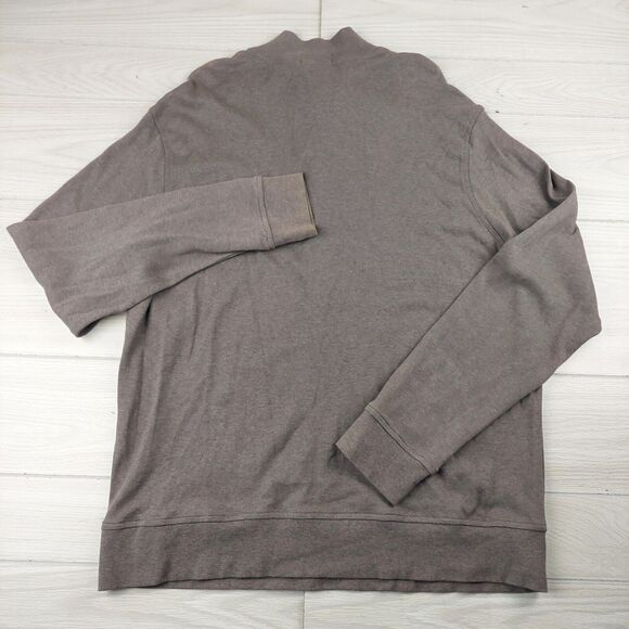Southern Tide 1/4 Zip Pullover Sweater Mens XL Brown The Skipjack Pullover Knit - Picture 2 of 6